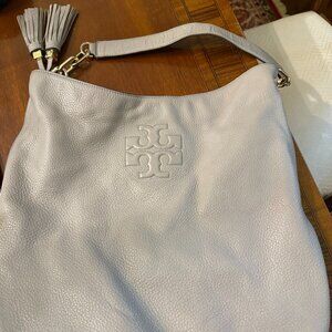 Tory Burch pebbled leather Hobo shoulder bag